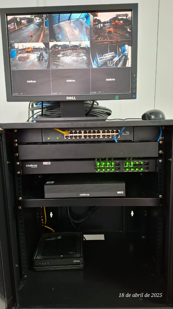 Projeto de Alarme Monitorado, com câmeras de vigilancia.